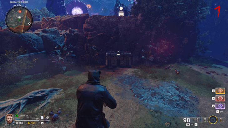 The Tomb Ammo Cache Location