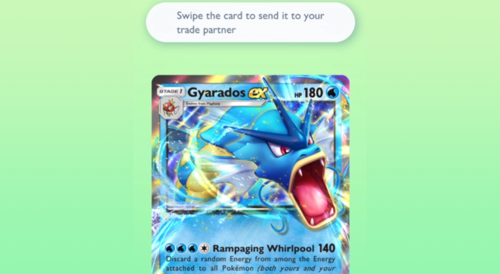 Swipe the Card to Send It to Your Trade Partner