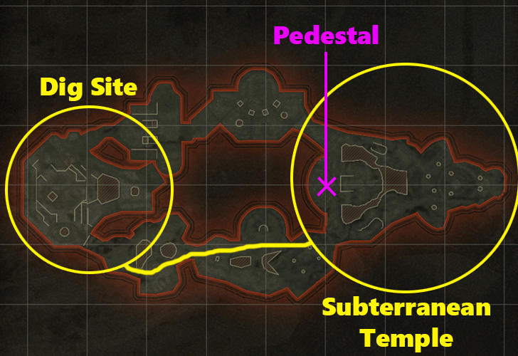 Subterranean Temple Location