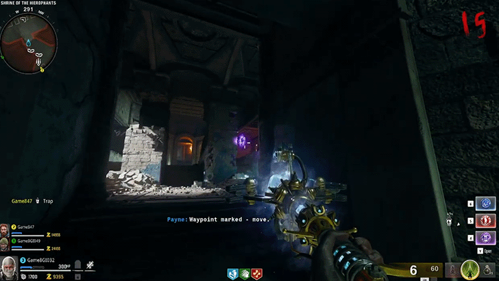 Shoot Lanterns using Staff of Ice