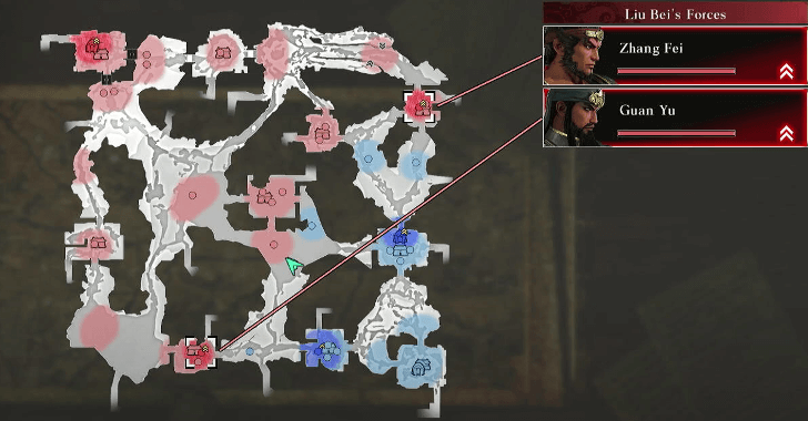 Defeat Guan Yu and Zhang Fei