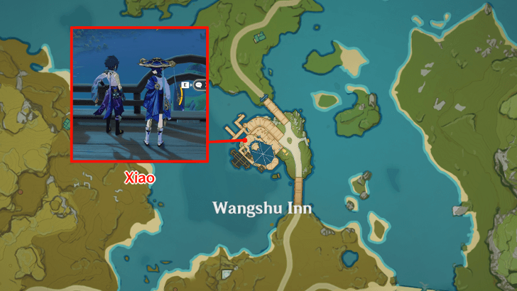 Genshin - Day 4 Xiao Map Location