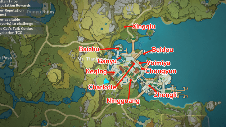 Genshin - Day 4 Locations