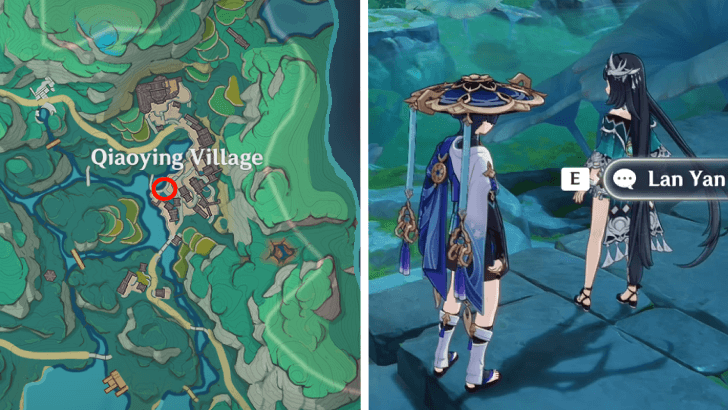 Genshin - Lan Yan Location
