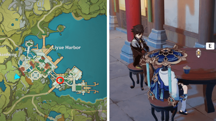 Genshin - Zhongli Location