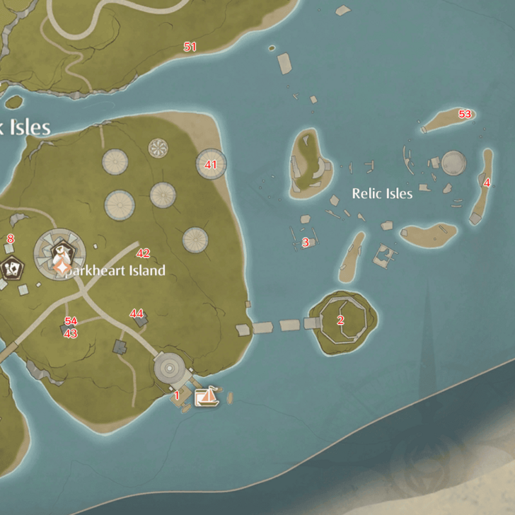 Firework Isles Chest Locations - Bottom Right