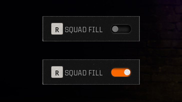Squad Fill Button