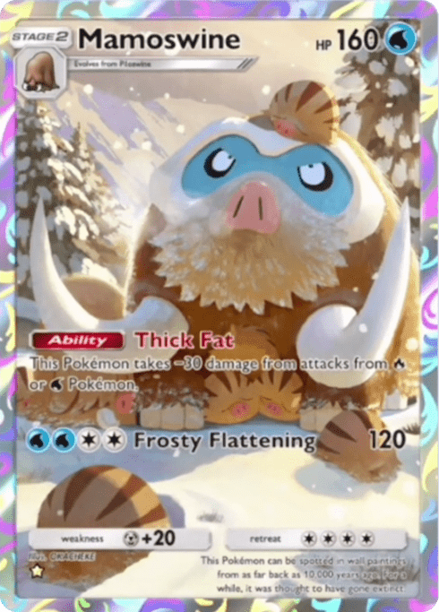 Pokemon TCG Pocket - A2 160 Mamoswine