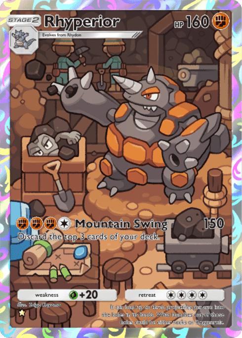 Pokemon TCG Pocket - A2 169 Rhyperior