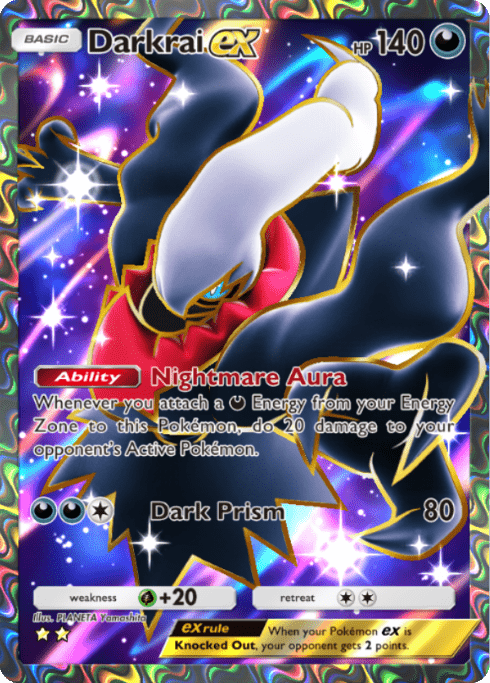 Pokemon TCG Pocket - A2 187 Darkrai ex