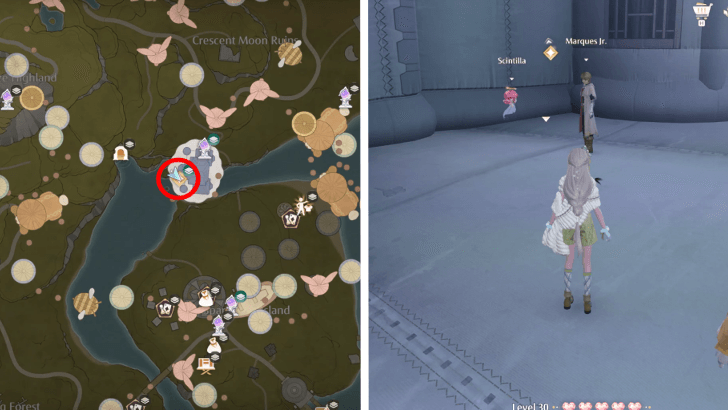 Infinity Nikki A Night of Fireworks Quest Location