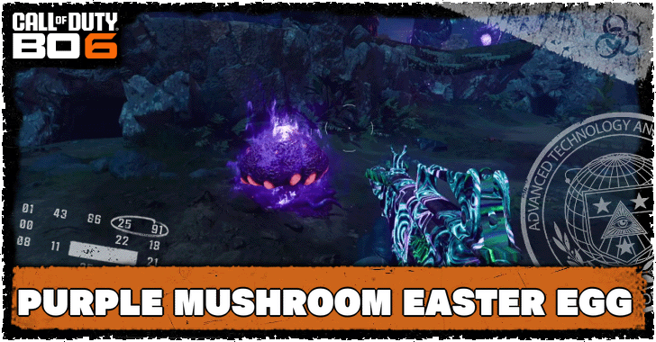 Black Ops 6 - Purple Mushroom Easter Egg