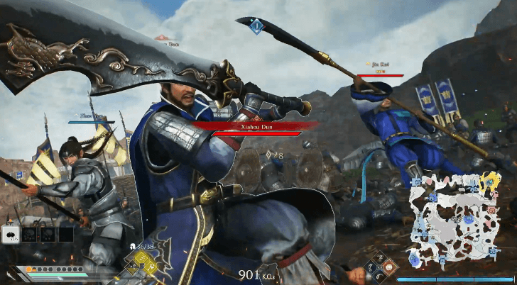 Dynasty Warriors Origins - Shu Defeat Xiahou Dun