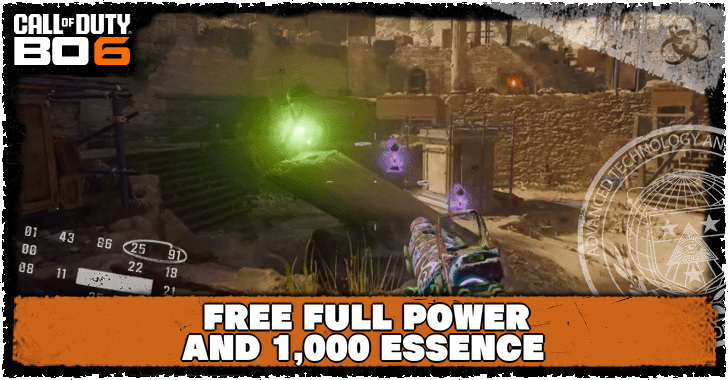 Black Ops 6 - Free Full Power and 1,000 Essence