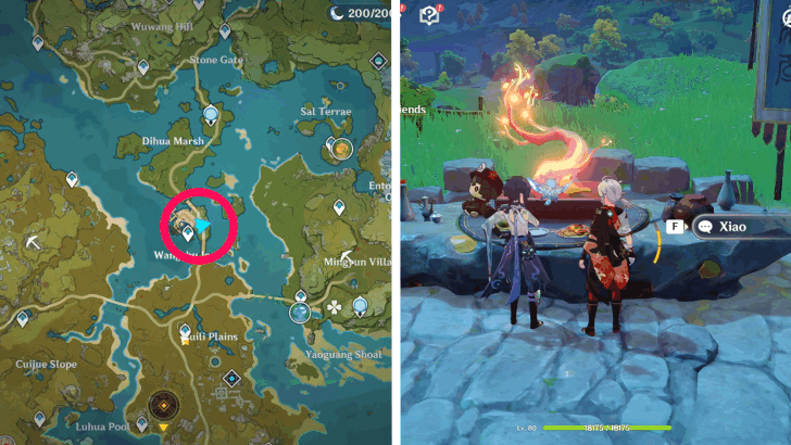 Genshin - Xiao in Front of Wangshu Inn