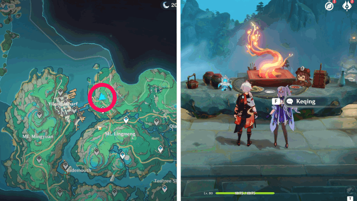 Genshin - Keqing in Yilong Wharf