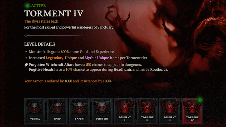 Diablo 4 - Play on Higher Difficulties