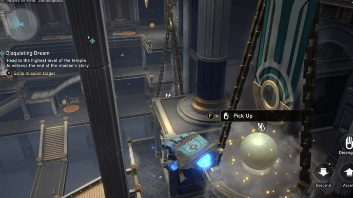 HSR - Use Hand of Zagreus to Place Metal Ball