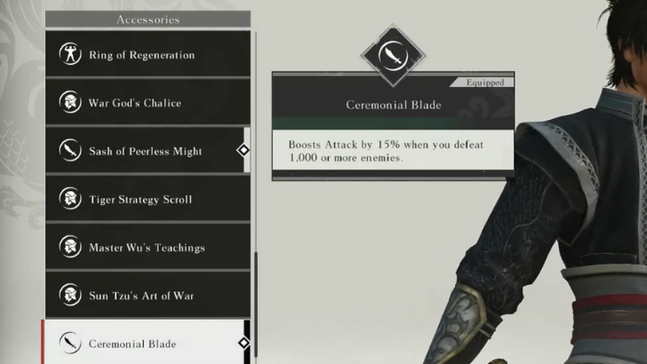 Dynasty Warriors Origins - Ceremonial Blade Accessory