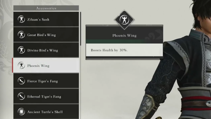 Dynasty Warriors Origins - Phoenix Wing Accessory
