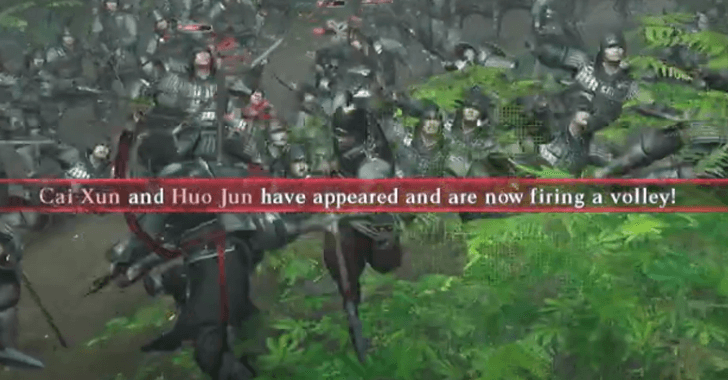 Enemies Use Volley Tactic