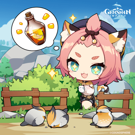 Genshin Impact - Diona Birthday Art 2025