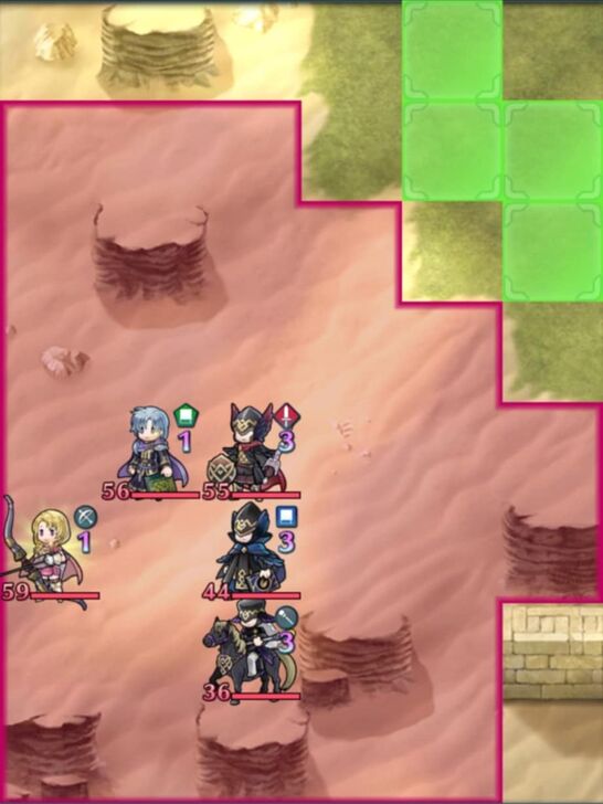 Fire Emblem Heroes - Pent and Louise Lunatic Map