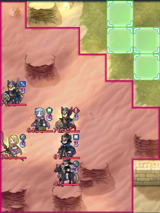 Fire Emblem Heroes - Pent and Louise Infernal Map