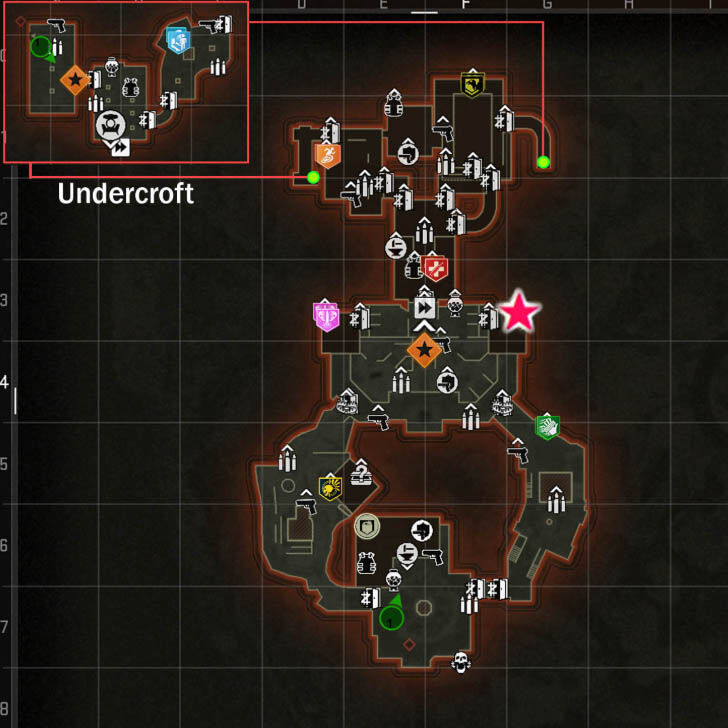 Melee Macchiato Citadelle des Morts Location