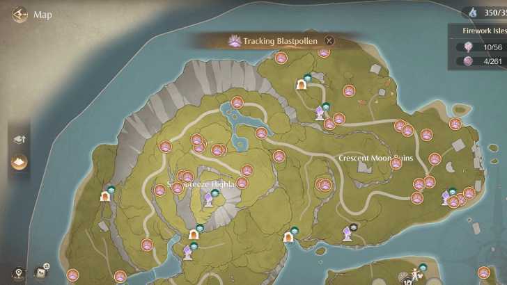 Infinity Nikki Blastpollen Locations 2