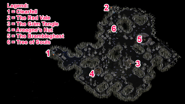 The Grelwood Map Layout