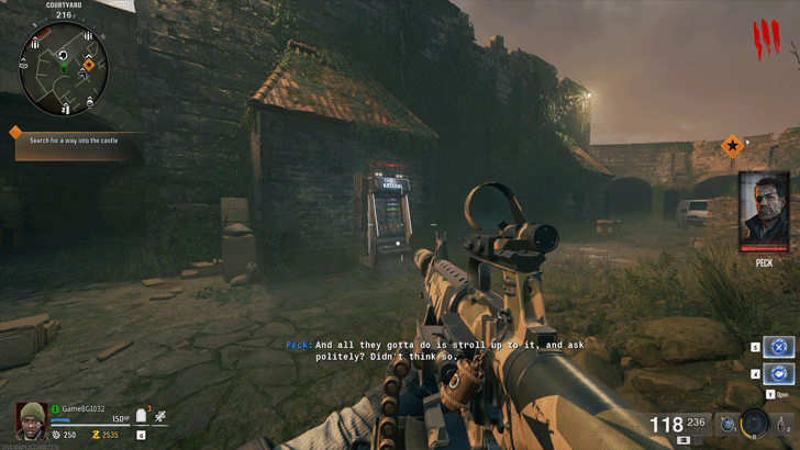 Citadelle des Morts Arsenal Location