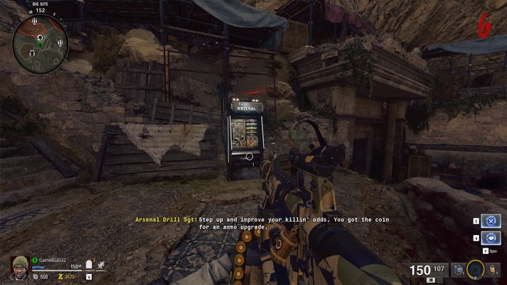 The Tomb Arsenal Location