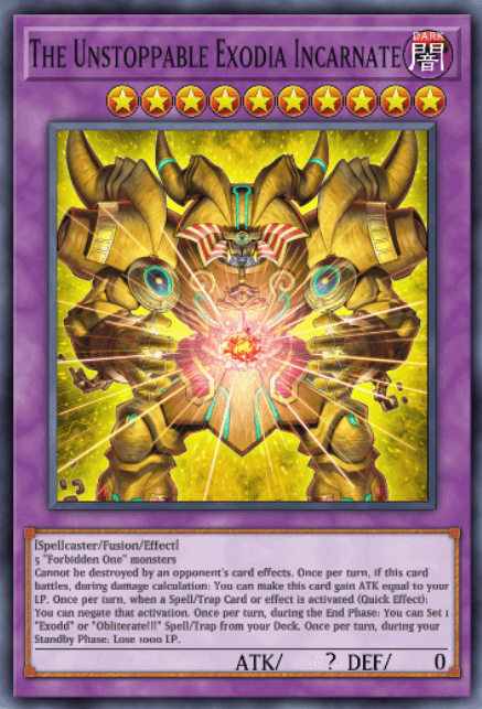 The Unstoppable Exodia Incarnate