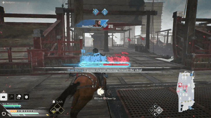 Dynasty Warriors Origins - Flank with Han Dang