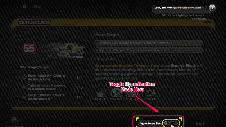 Play in Hyperfixation Mode