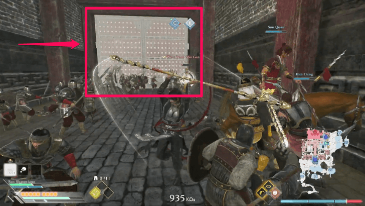 Dynasty Warrriors Origins - Highlighted Gate