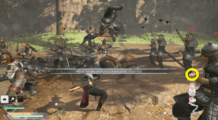 Dynasty Warriors Origins - Get Zhou Yu to the Escape Point