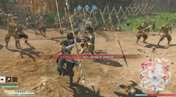 Dynasty Warriors Origins - Deal with the Enemy Ambush