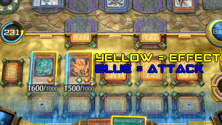 Attack and Effect Card Glow