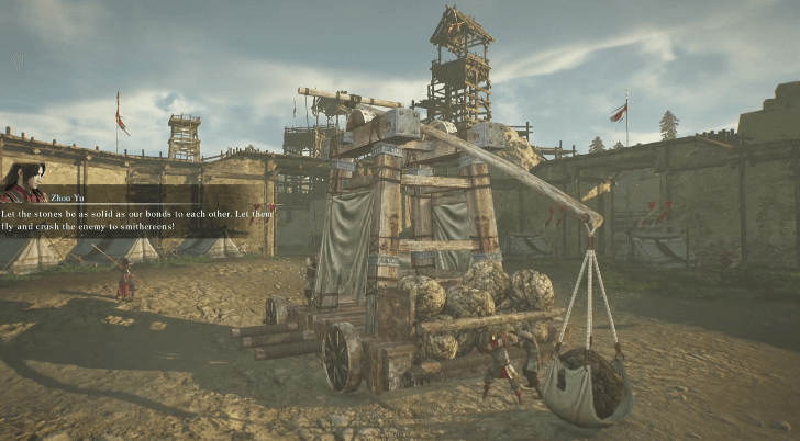 Dynasty Warriors Origins - Breach the Main Camp with Catapults