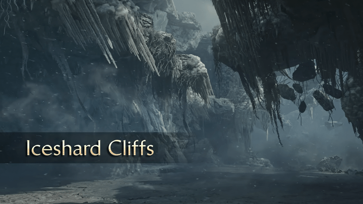 Monster Hunter Wilds - Iceshard Cliffs Landscape