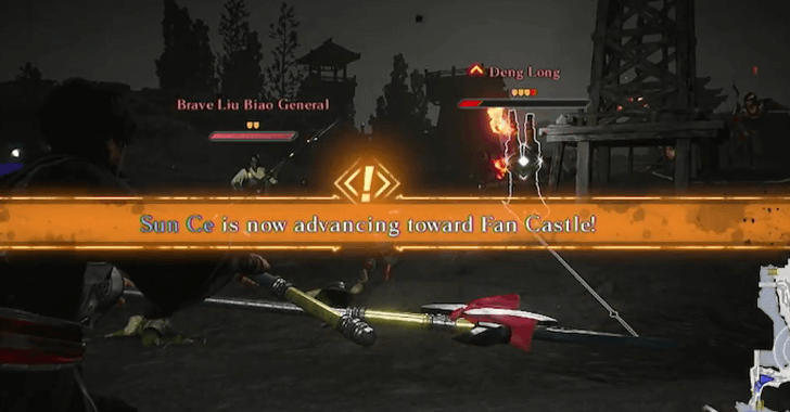 Sun Ce Advances Towards Fan Castle