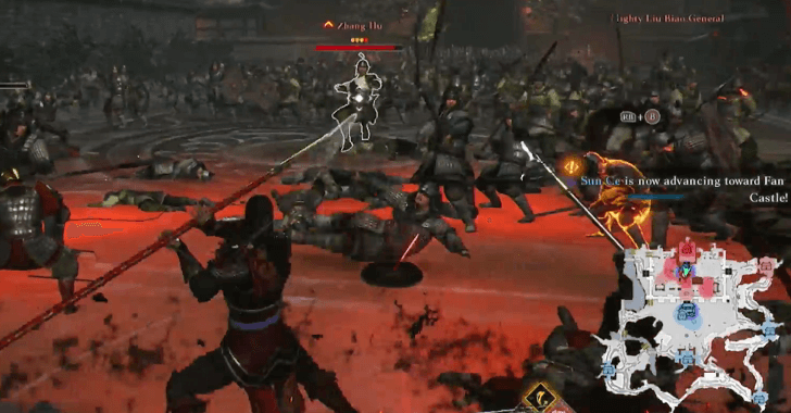 Advance Towards Fan Castle With Sun Jian