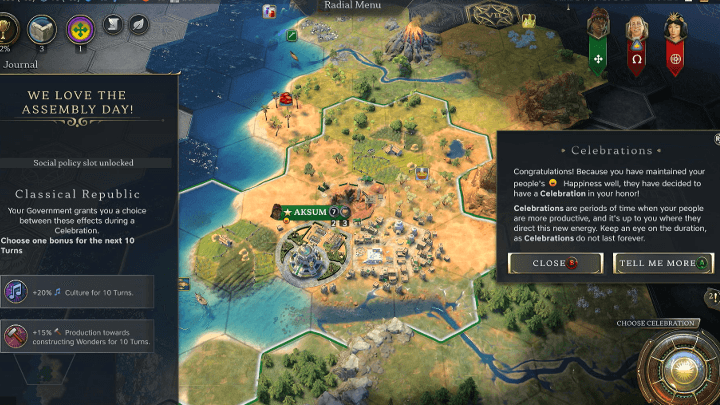 Civ 7 - Celebration