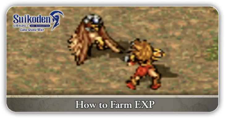 How to Farm Exp - Suikoden 1 HD Remaster