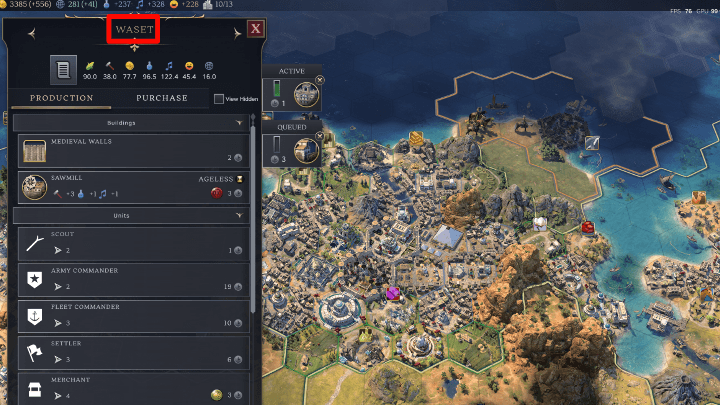 Civ 7 - Default Names