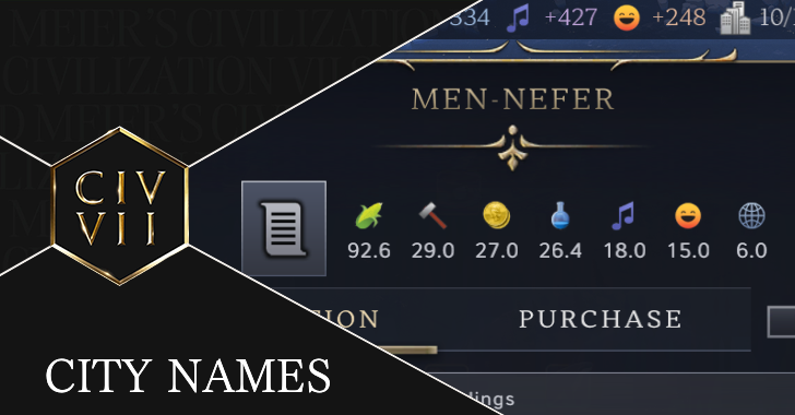 Civ7 - City Names Banner