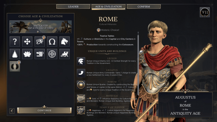 Civ 7 - Rome