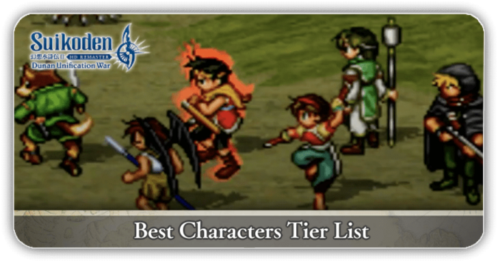 Suikoden 2 HD Remaster - Best Characters